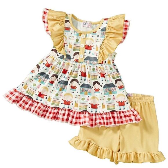 Pete & Lucy Learning is Fun outfit set size 12/18months‎ - Picture 1 of 6